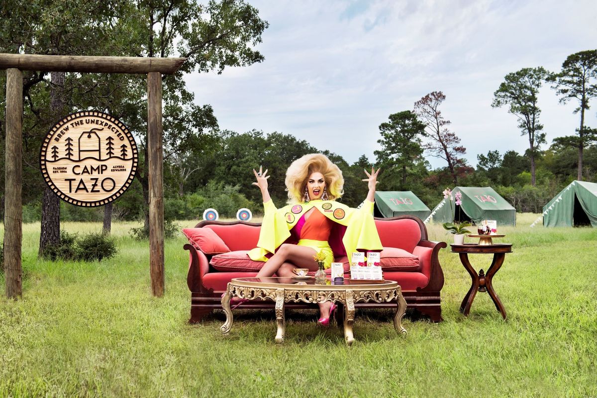 Alyssa Edwards Spills the Tea on Camp TAZO