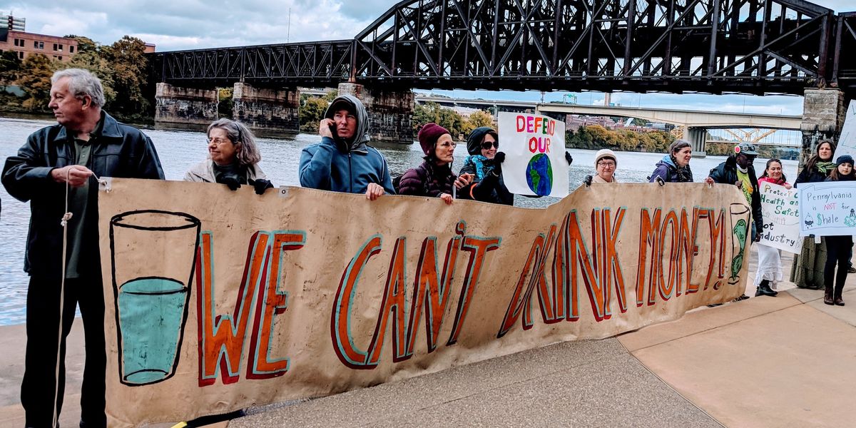 Fracking conference and opposing tribal rally highlight competing visions for Western Pennsylvania’s future