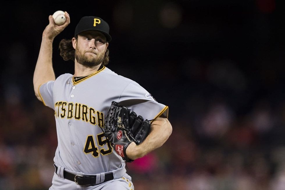 Report of Astros acquiring starting pitcher Gerrit Cole from the Pirates was premature