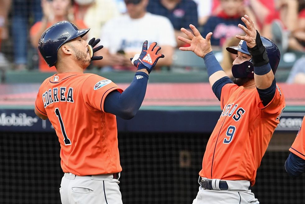 It's a sweep! Astros offense destroys Indians 11-3 to claim spot in ALCS