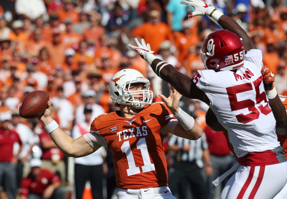 A spectacular touchdown catch in Lubbock keeps the Longhorns Big 12 title hopes alive