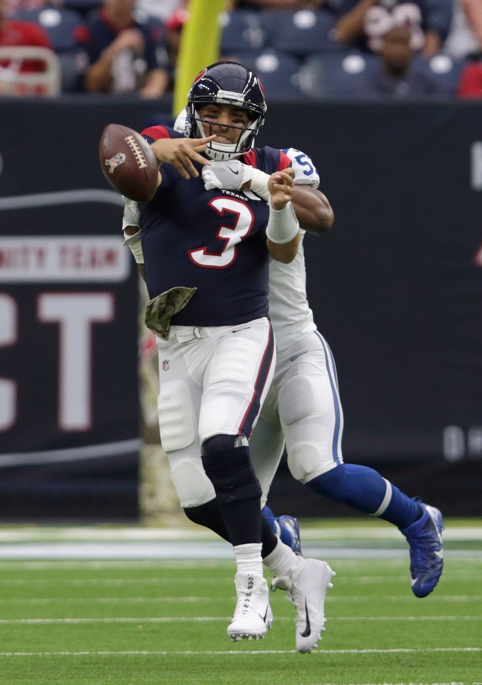 Texans rally comes up short in 20-14 loss to Colts