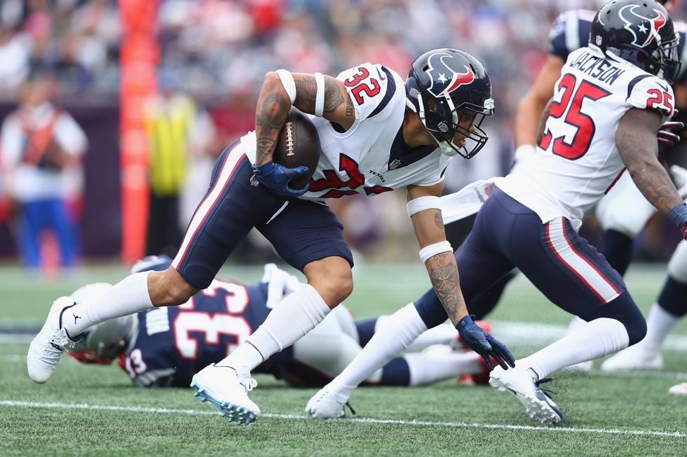 Texans safeties Mathieu, Jackson come to play in loss to Patriots