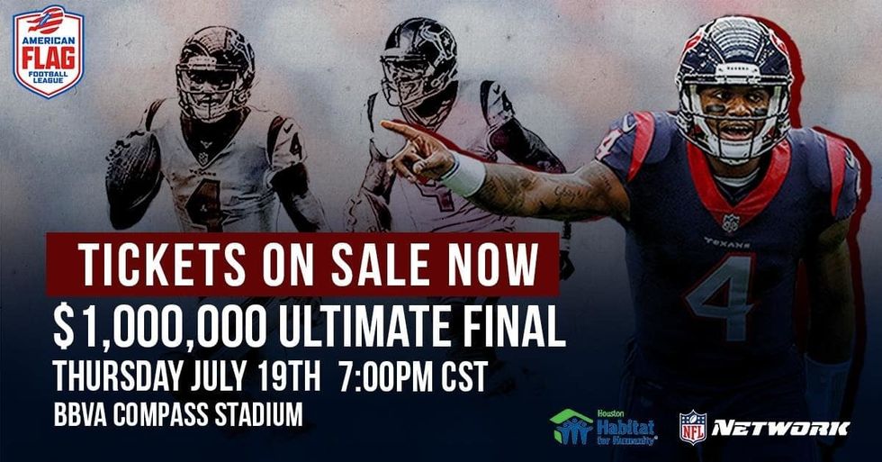 Holly Seymour: Ready for some flag football? AFFL comes to Houston on Thursday with former NFL stars