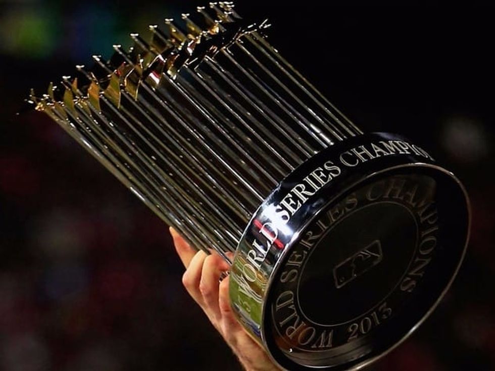 Here's what really happened to the World Series trophy at MFAH men-only, black-tie dinner