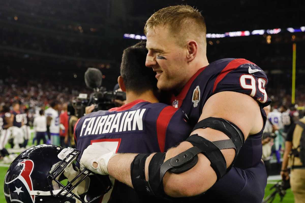 Ka'imi Fairbairn and J.J. Watt