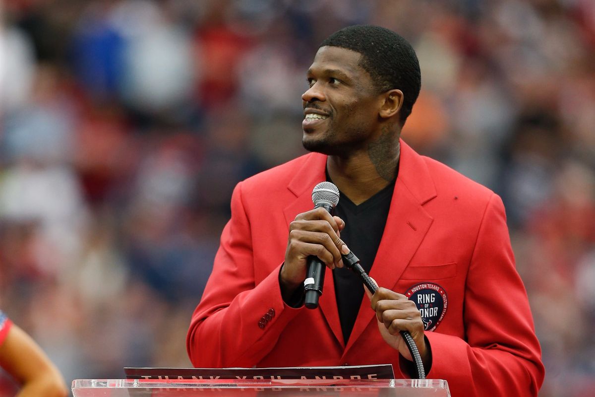 Andre Johnson honored by the Texans