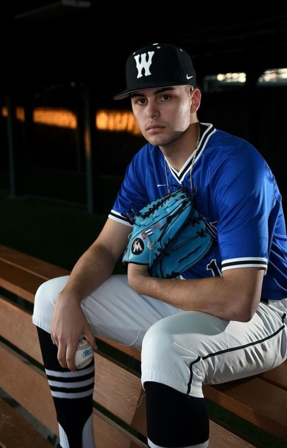Westside senior Julian Garcia honors Jose Fernandez