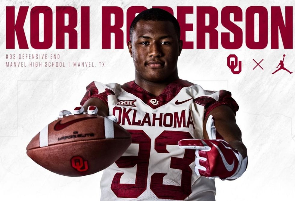 Manvel defensive lineman & OU commit Kori Roberson