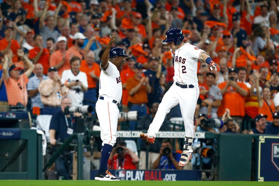 Astros ride home run parade to 7-2 win, lead series with Indians 1-0