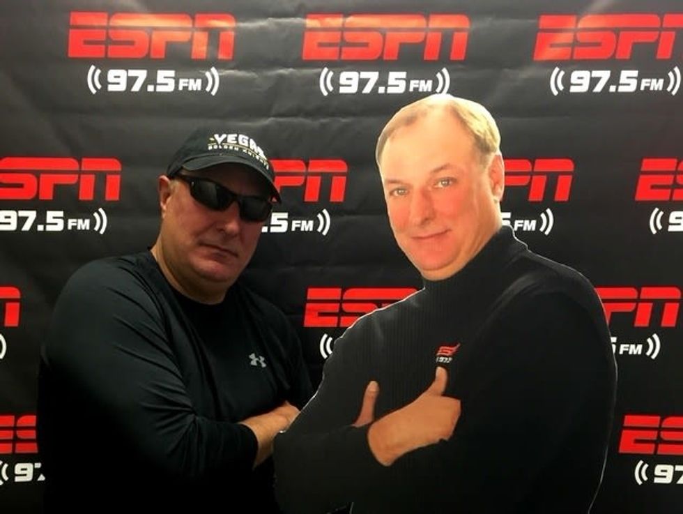 Ken Hoffman takes a gamble with ESPN 97.5 host Fred Faour