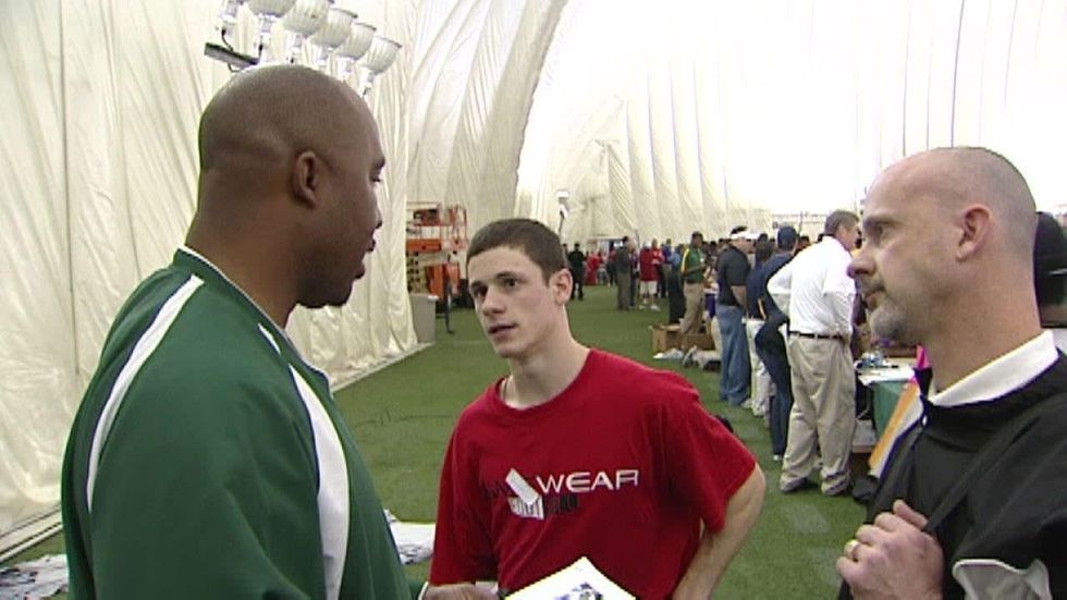 The Greater Houston Senior Football Showcase gives players a shot at playing in college