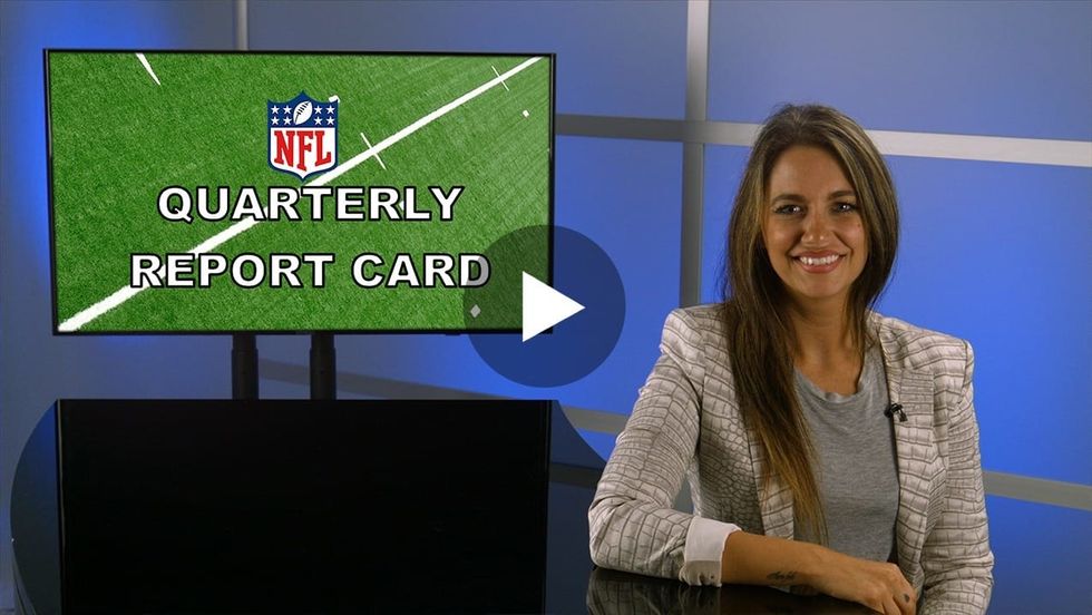NFL report card for the 1st quarter of the season