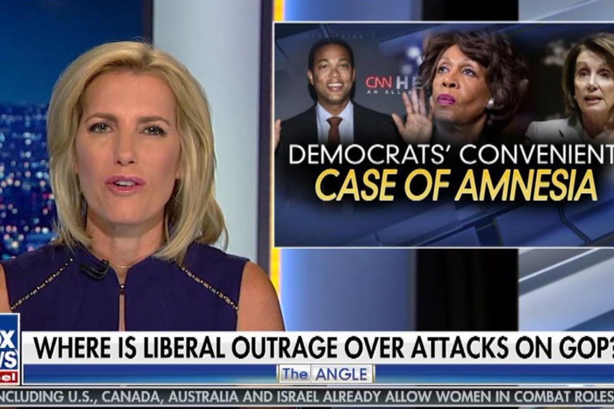 Laura Ingraham, Other Gross People Think Trump's Enemies Should Stop Hitting Themselves With Fake Bombs