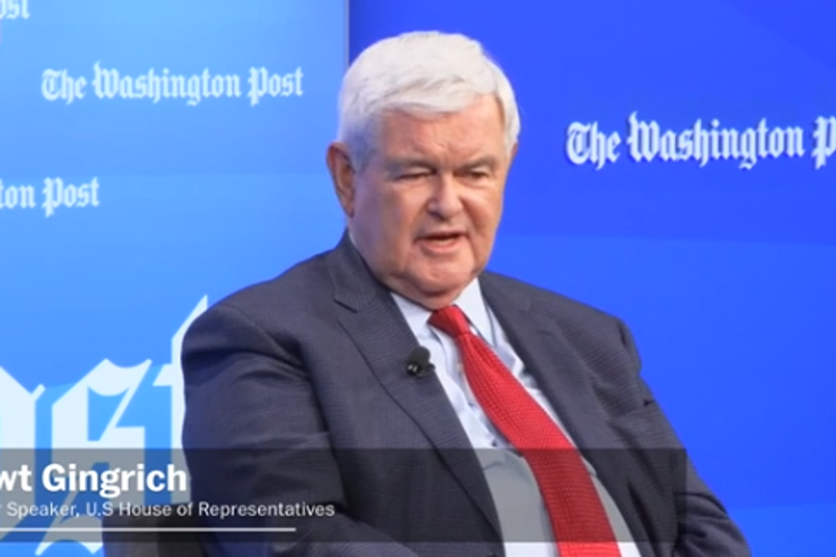 Newt Gingrich Saying The Quiet Part Loud Again