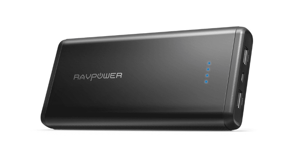 A black power pack from RAVPower