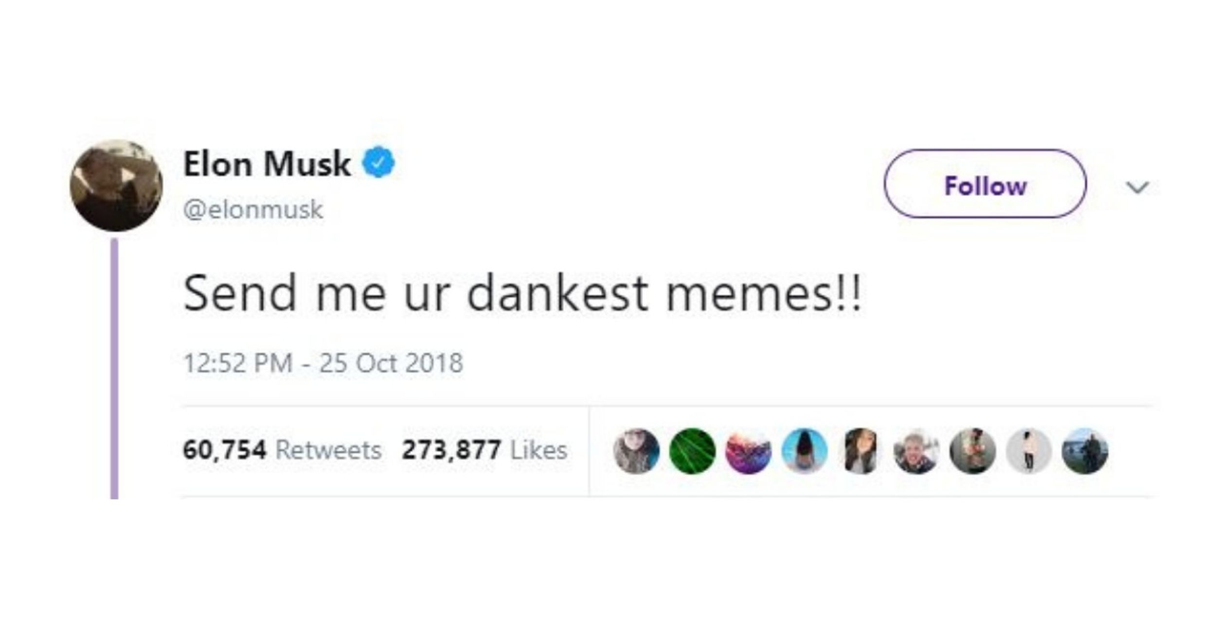 Elon Musk Asked His Followers To Send Him 'Dank Memes' And Got Roasted In The Process