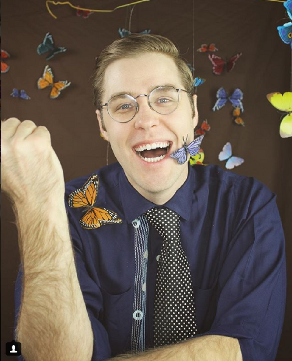 Garrett Watts Instagram Butterflies