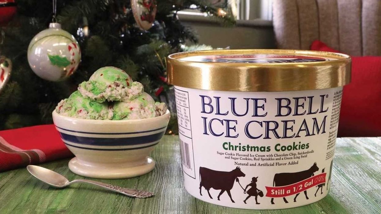 Blue Bell's Christmas Cookies flavor is back
