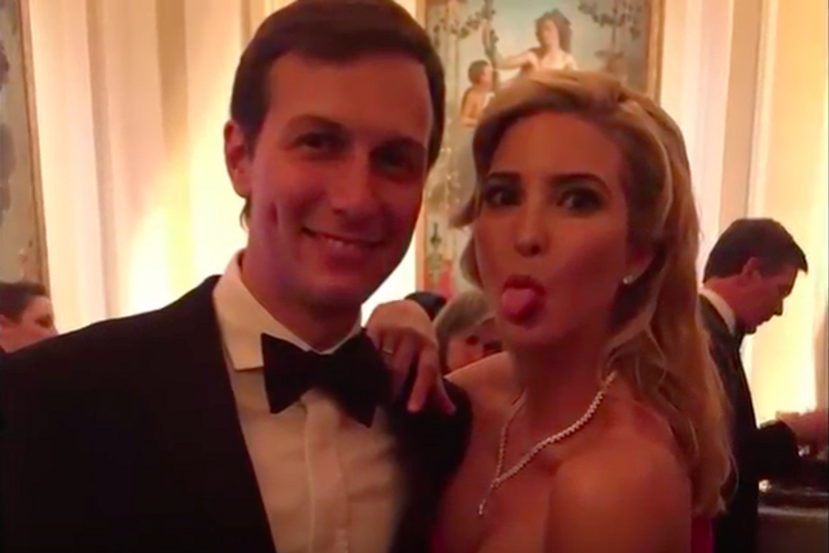 American Heroes Ivanka & Jared Convince US President To Tepidly State 'Jew Killers Are Bad'
