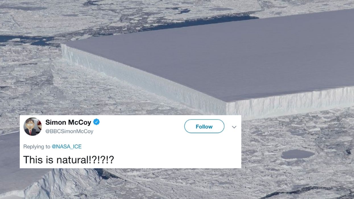 NASA Found Hundreds Of Oddly Rectangular Icebergs—And The Internet Is Weirded Out 😮