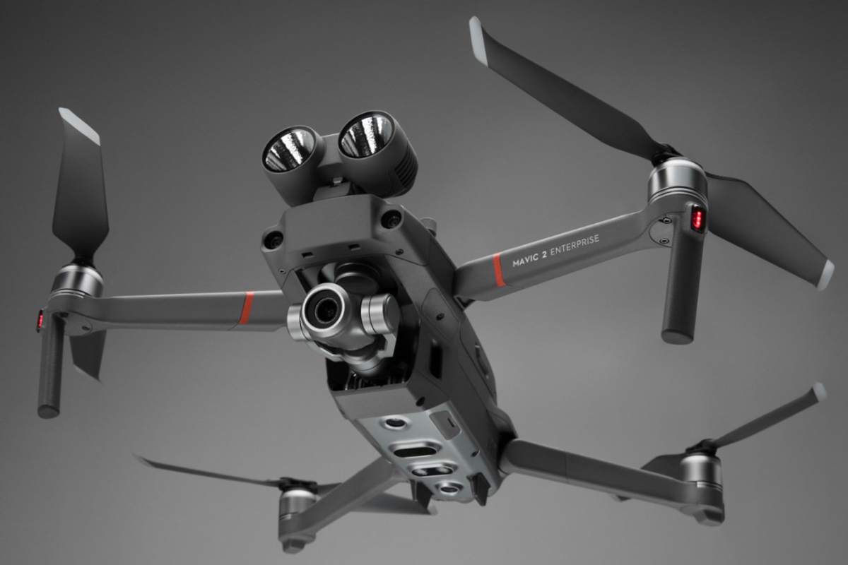 DJI Mavic 2 Enterprise gets loudspeaker, beacon and spotlights for search and rescue