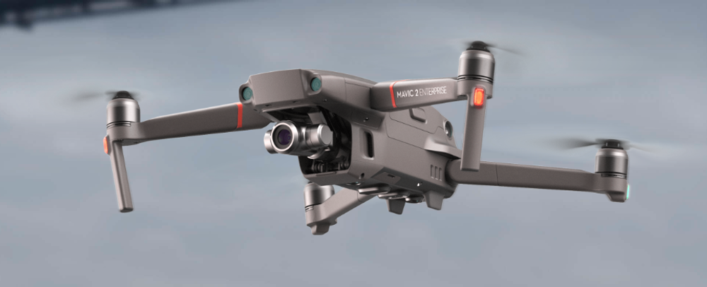 DJI Mavic 2 Enterprise drone is equipped for search and