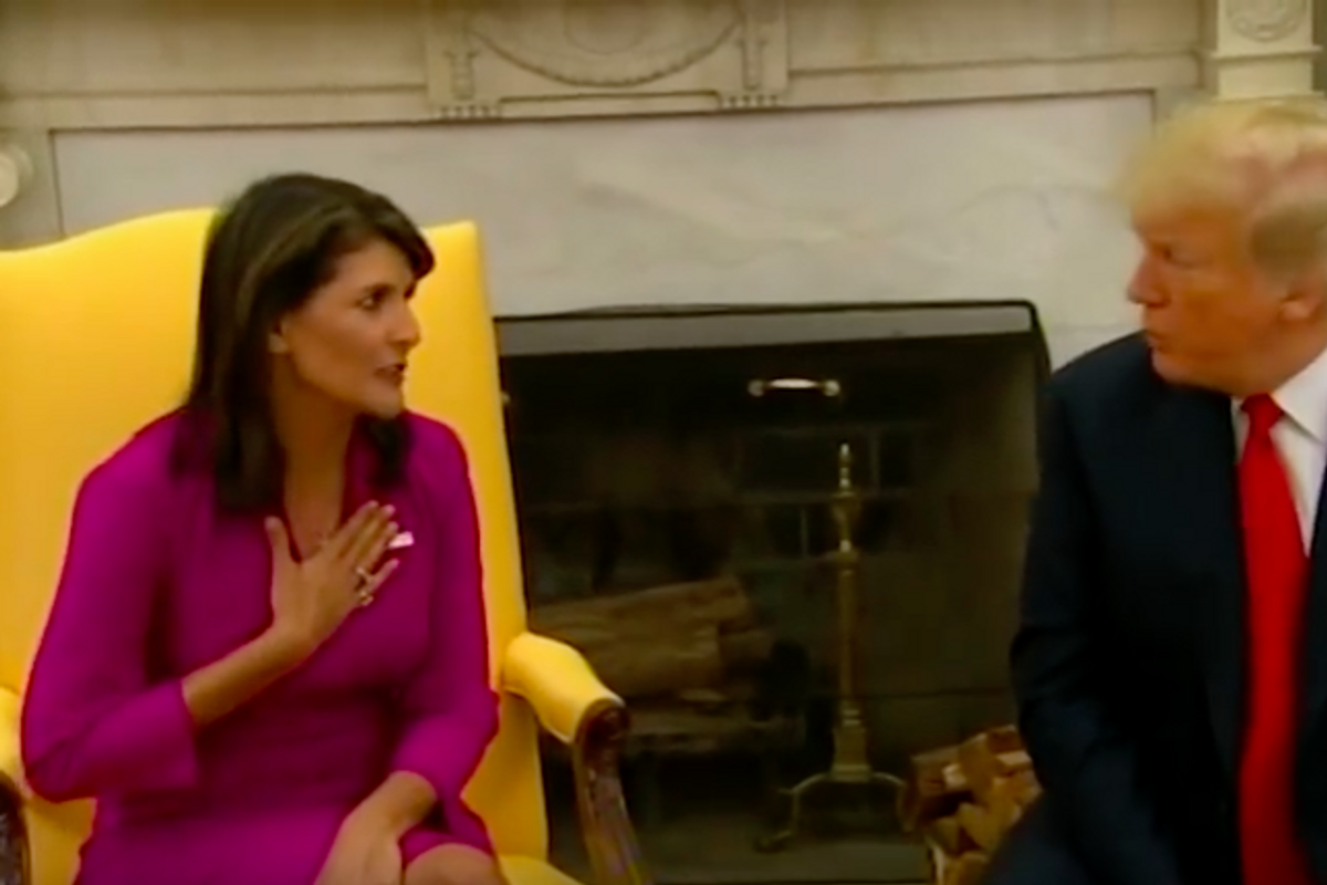 Nikki Haley Gets 'You're Fired' From Trumpland