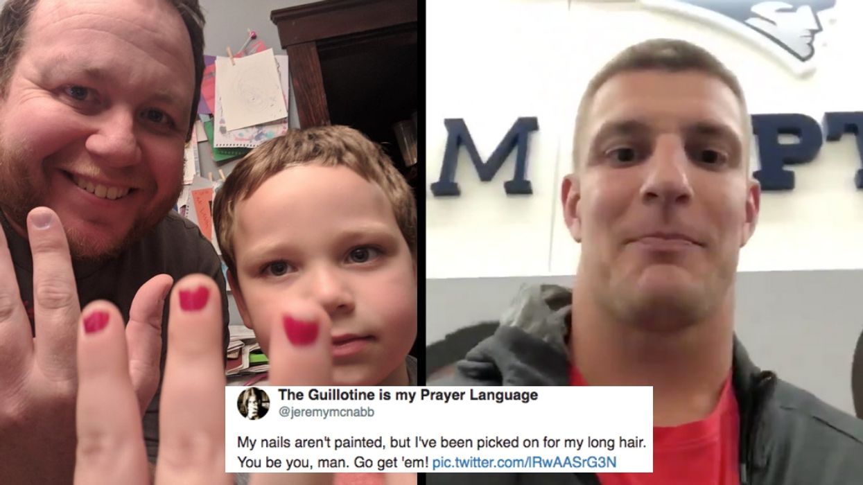 Rob Gronkowski And The Patriots' Video Message To Boy Teased For Painting His Nails Is Giving Us All The Feels ❤