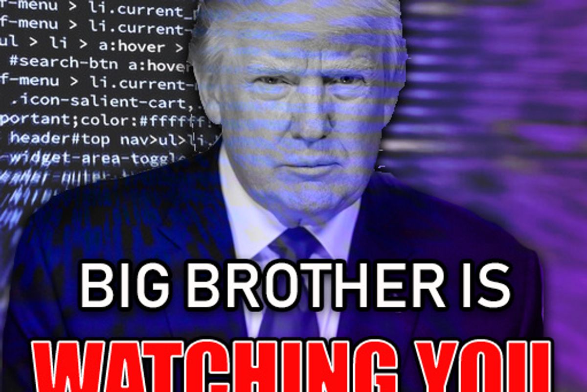 Trump's Spy Machine Stalking Twitter For 'Insurrection'
