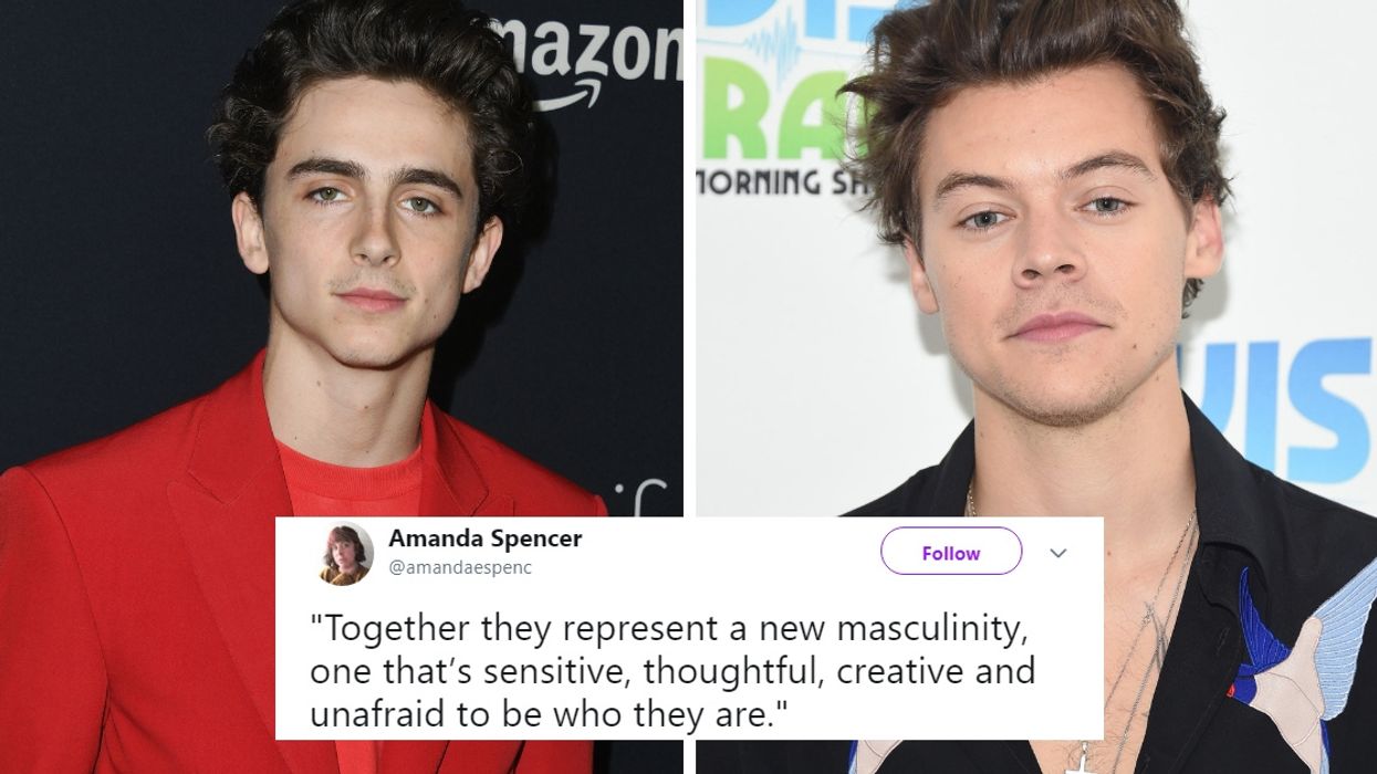Timothée Chalamet And Harry Styles Had An Honest Conversation About Modern Masculinity—And The Internet Is Swooning ❤️