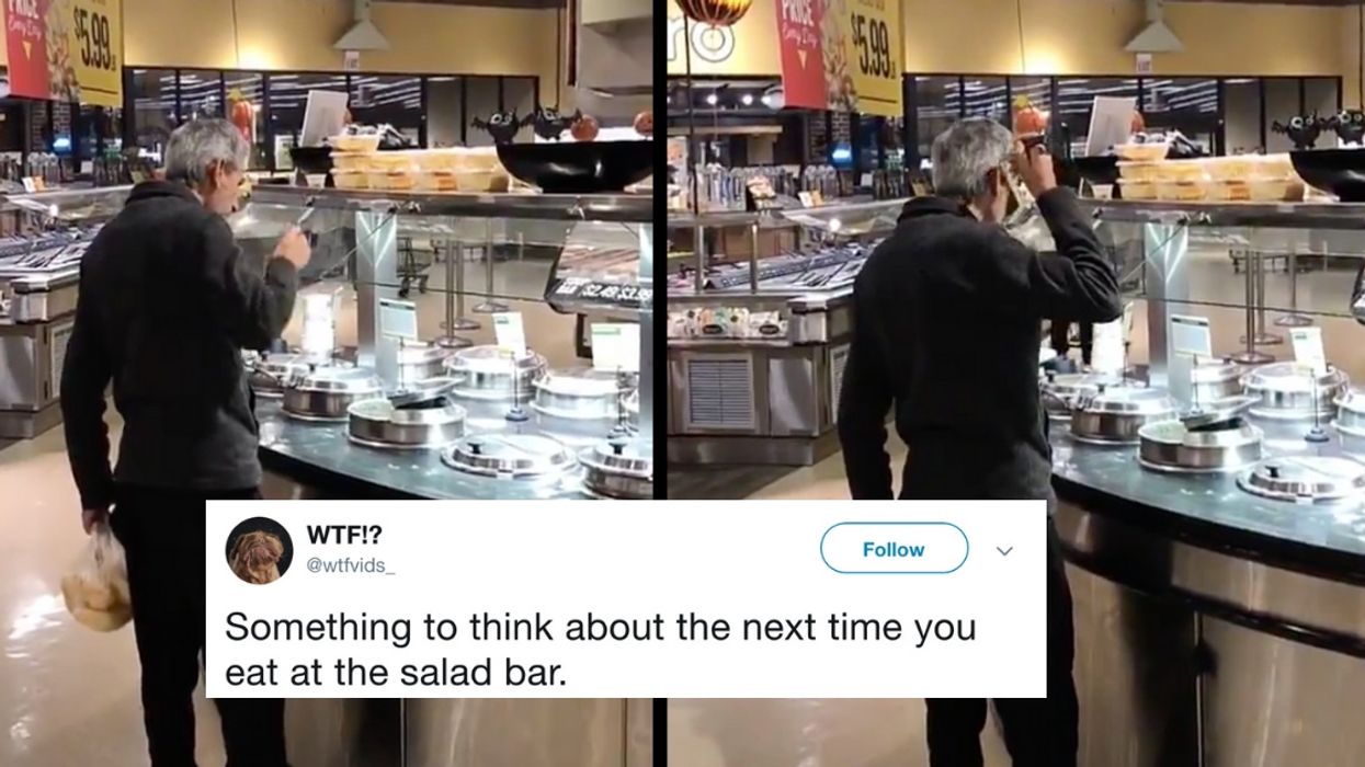 Man Caught On Video Drinking Soup Directly From Supermarket's Hot Food Bar—And People Are Totally Grossed Out 🤢
