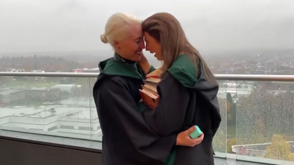This Couple's 'Harry Potter'-Themed Engagement Was So Magical Even J.K. Rowling Cheered Them On