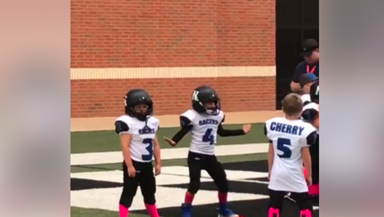 This pint-sized Oklahoma athlete's pregame dancing ritual will make your day