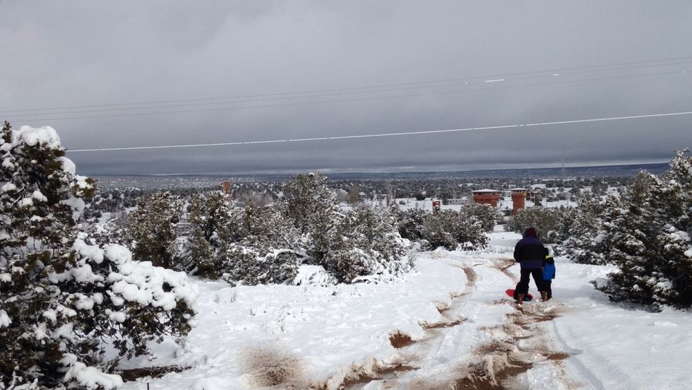 Contemporary Navajo Winter Activities