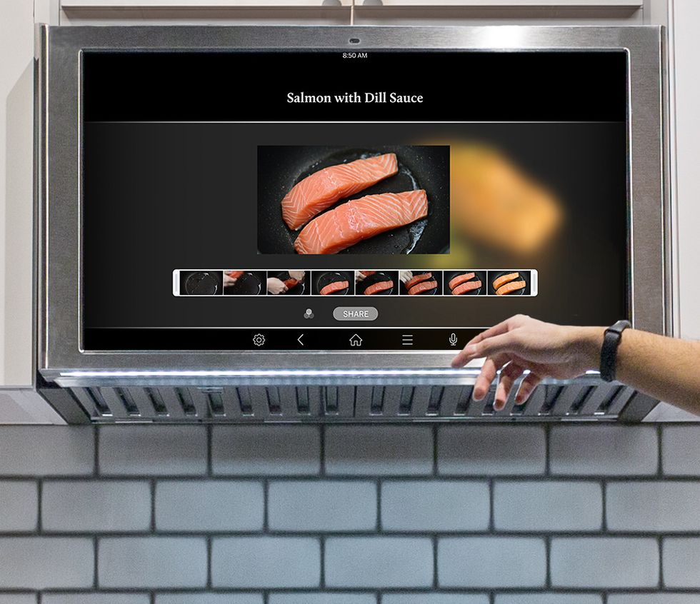 GE’s smart screen Kitchen Hub turns into a giant recipe book - Gearbrain