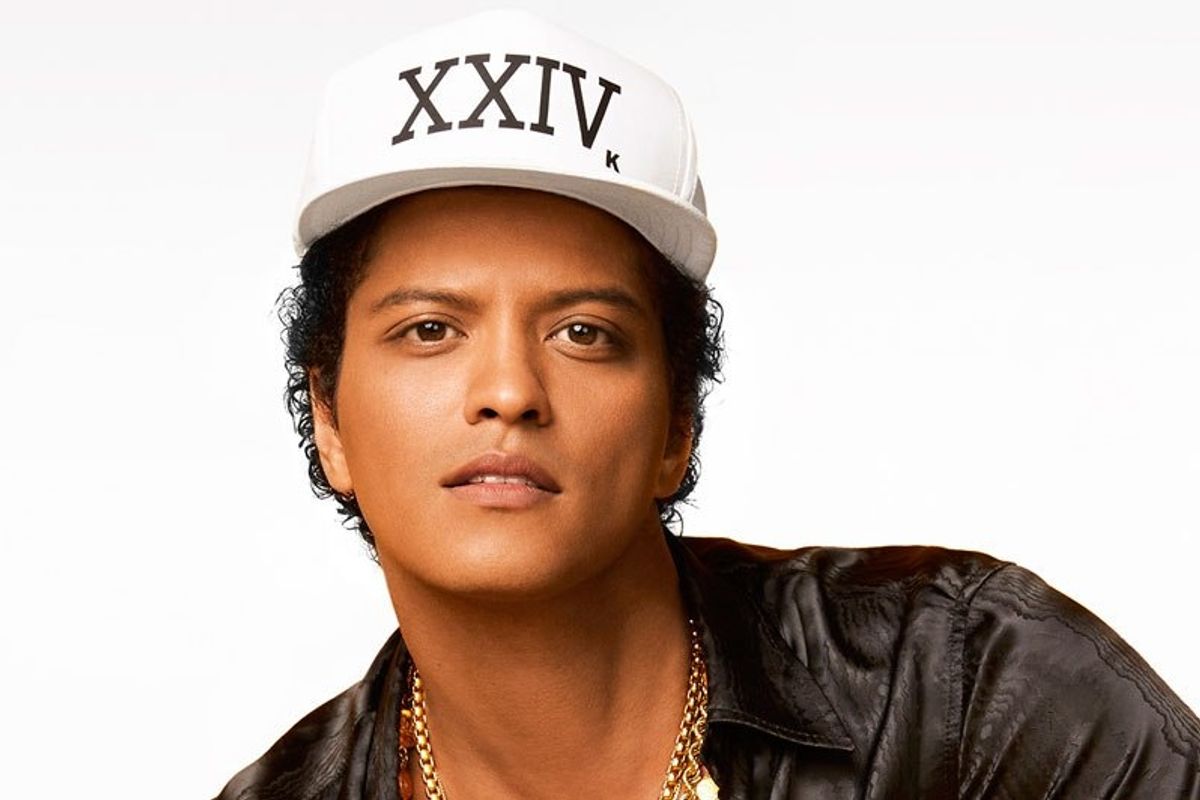 Ed Sheeran helps Bruno Mars celebrate his 33rd birthday