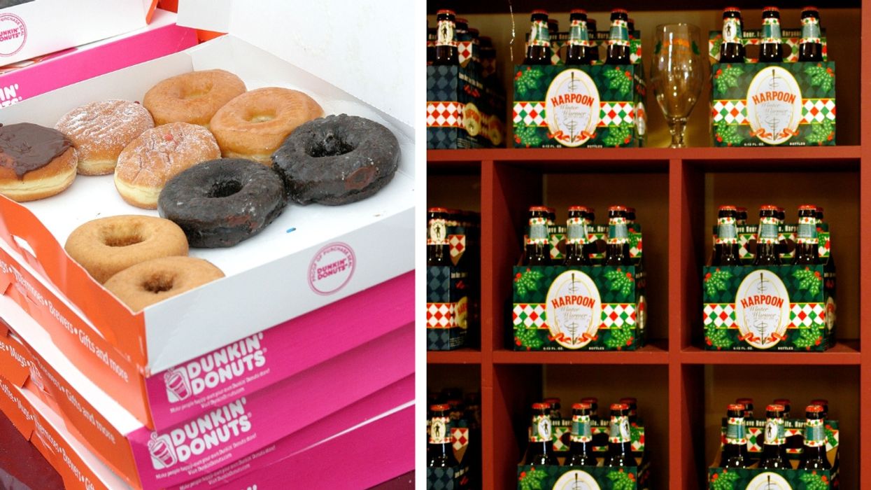 Dunkin' Donuts Is Collaborating With Harpoon To Craft The Perfect Fall Beer