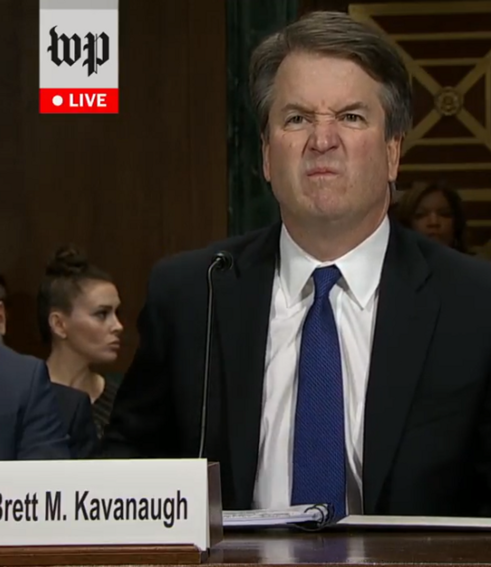 Looks Like GOP Blew Brett Kavanaugh's Wad A Few Weeks Early