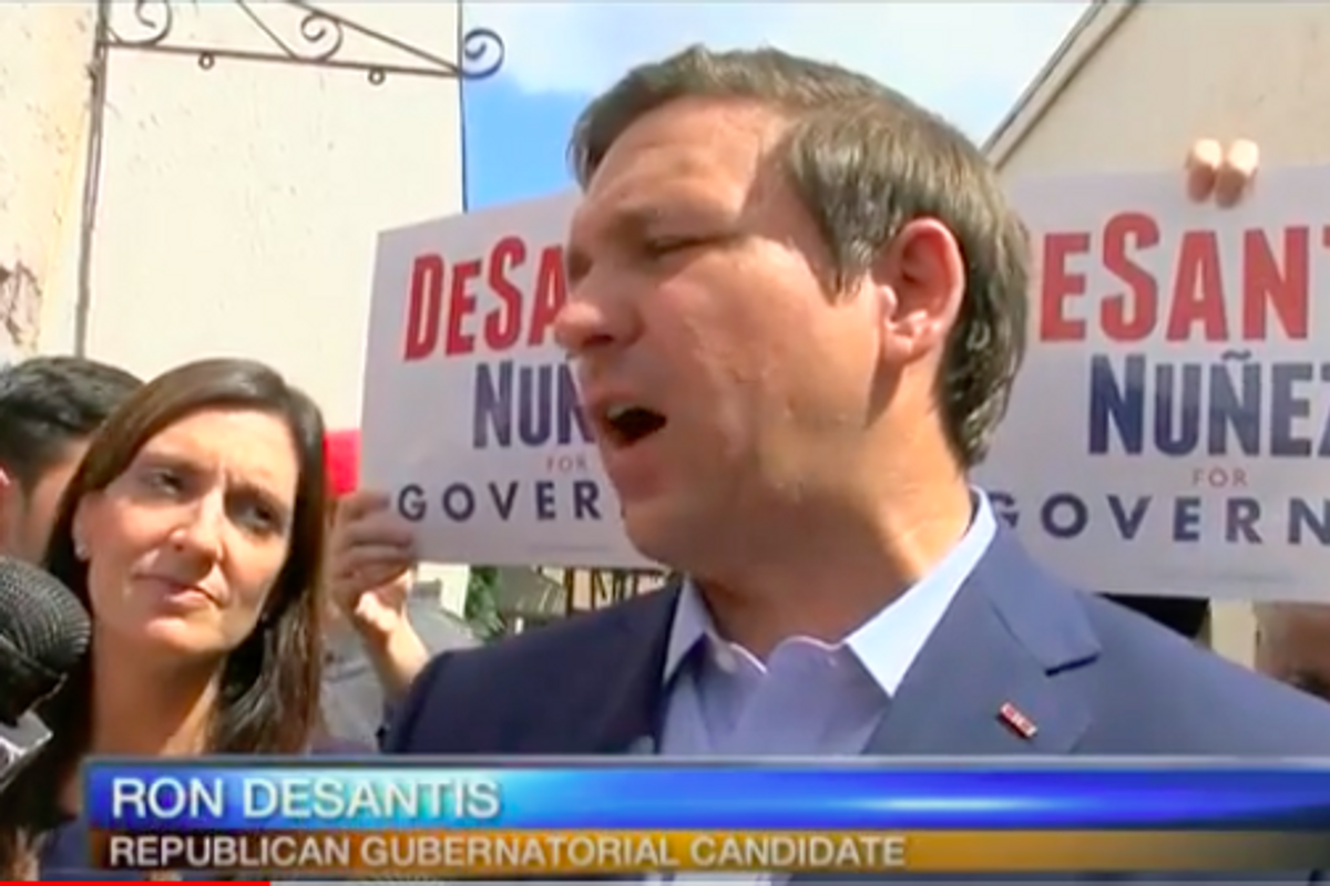 Ron DeSantis, Dinesh D'Souza Have, Combined, Three-Fifths A Brain