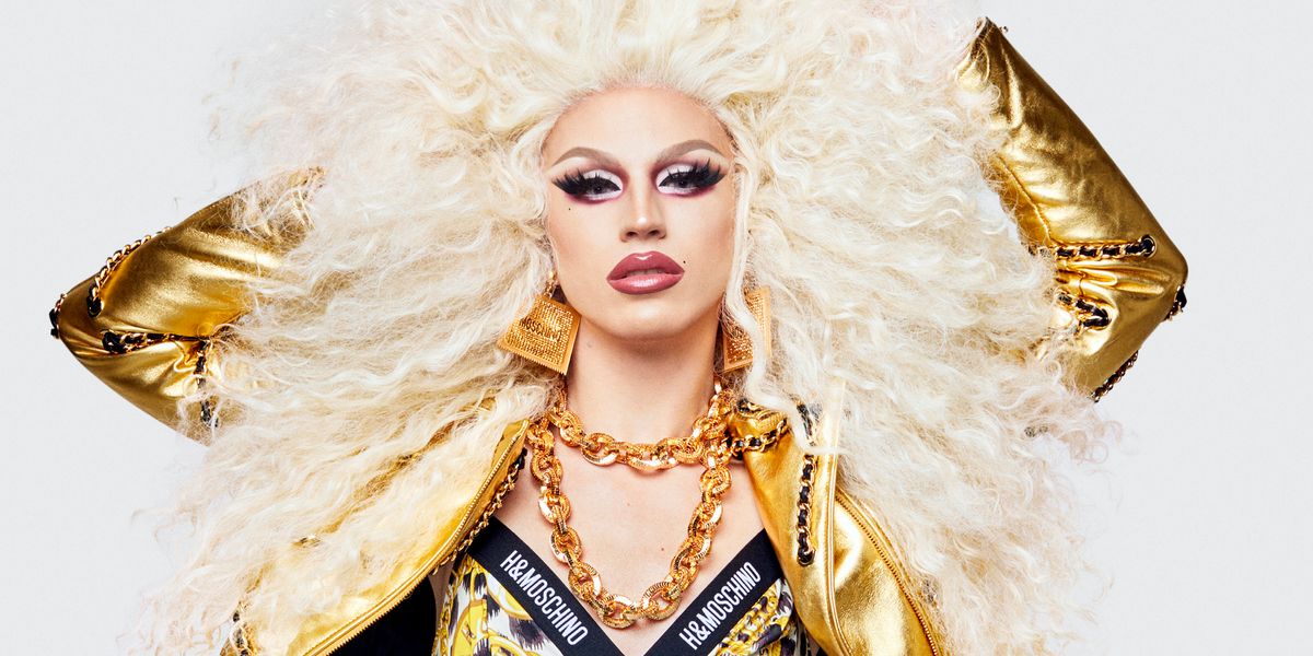 Aquaria Is a Golden Goddess For Moschino x H&M