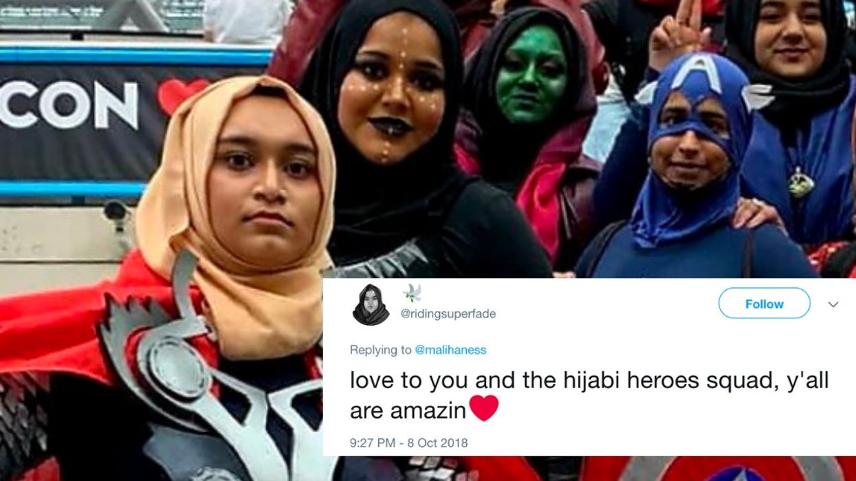 Badass Women Prove That Some Heroes Wear Hijabs With 'Avengers' Comic Con Costumes ❤️