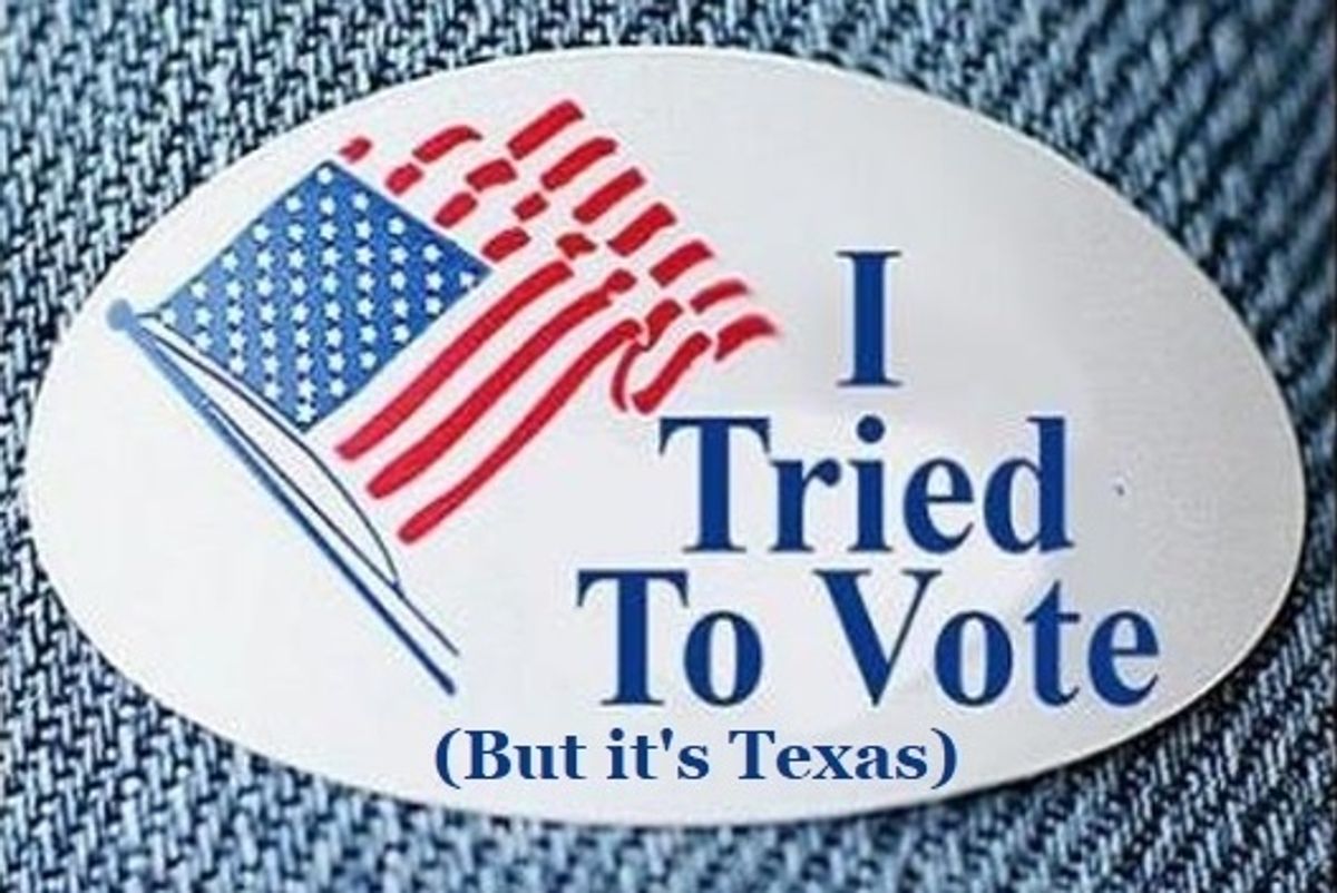 Waller County, Texas, Thinks It's Just DARLING When The Black Students Vote