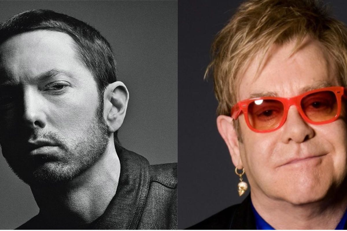 Eminem is Sorry for Using Homophobic Language and Elton John’s By His Side