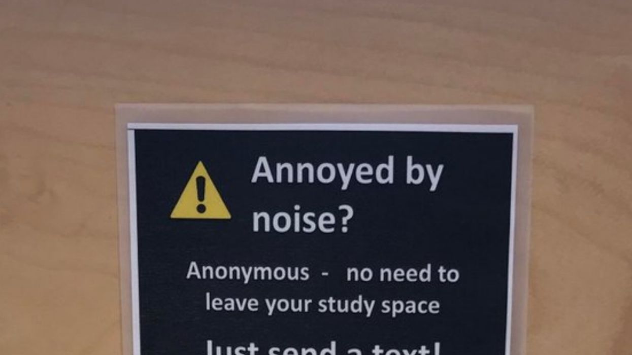 This Library Sign About Noise Complaints Has Everyone Silently Nodding In Agreement