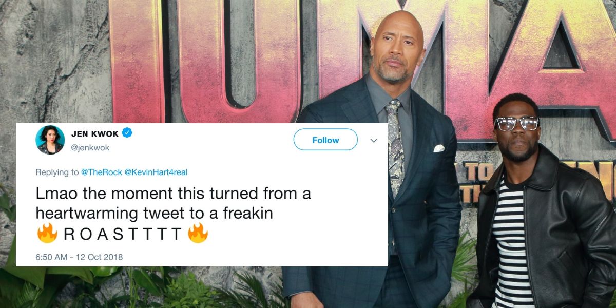 The Rock Just Trolled Kevin Hart On Twitter—and Hart Fired