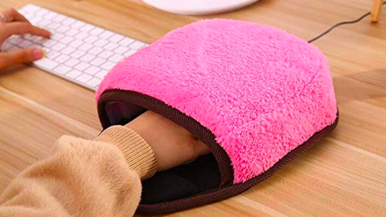 This heated mousepad is the perfect defense for your freezing office