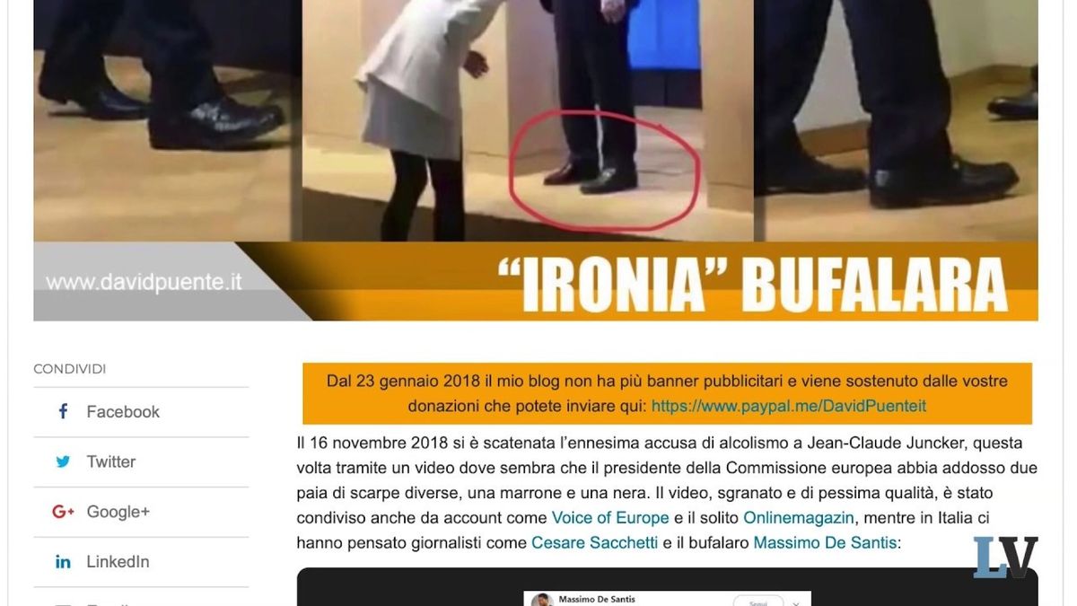 Precisazione sul caso Juncker dopo il post di David Puente. Ci fidiamo più di Puente che di Juncker