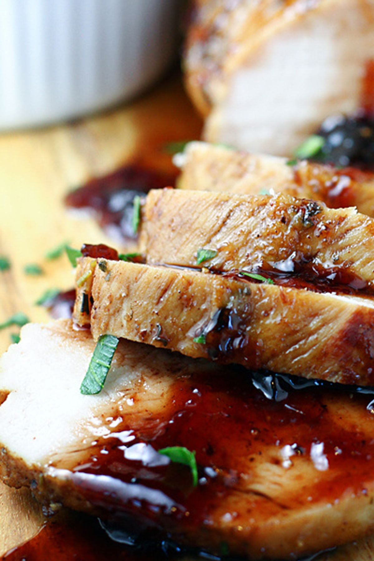 Slow Cooker Cherry Balsamic Pork Tenderloin | Let's Dish Recipes - My