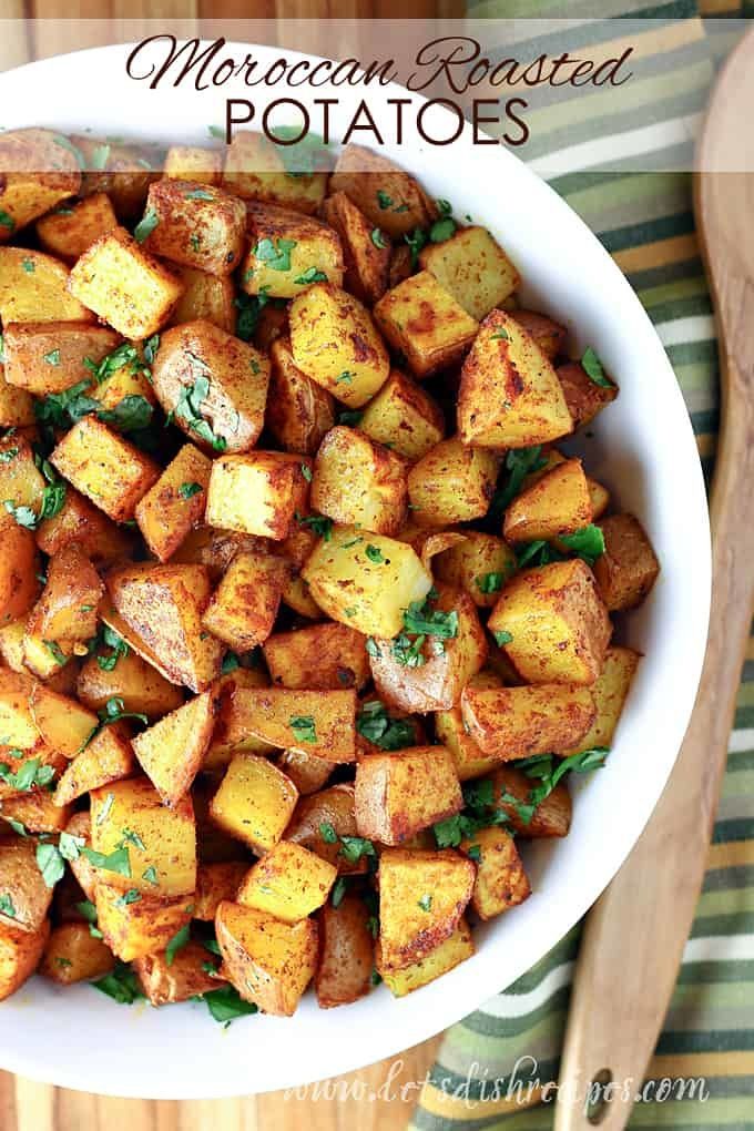 Moroccan Roasted Potatoes | Let's Dish Recipes - My Recipe Magic